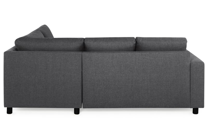 Crazy 3-personers Højrevendt L-formet Chaiselongsofa i Stof - Mørkegrå - Møbler - Sofaer - Sofa med chaiselong