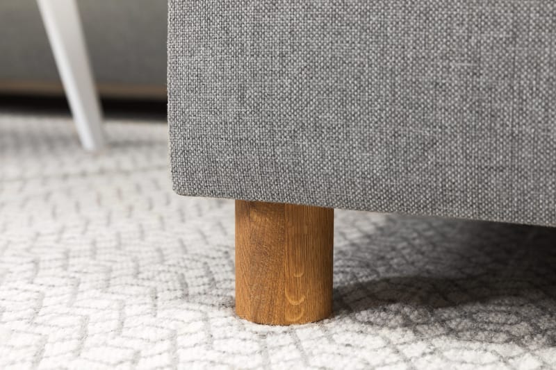 Crazy 3-personers Venstrevendt L-formet Chaiselongsofa i Stof - Grå - Møbler - Sofaer - Sofa med chaiselong - 2-personer sofa med chaiselong