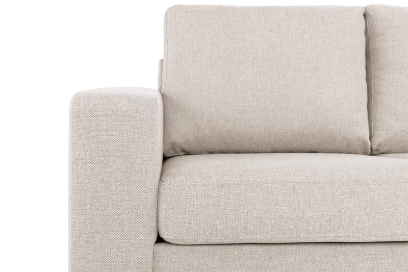 Crazy 3-personers Højrevendt L-formet Chaiselongsofa i Stof - Beige - Møbler - Sofaer - Sofa med chaiselong