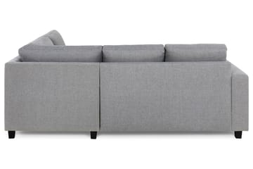Crazy 3-personers Højrevendt L-formet Chaiselongsofa i Stof - Grå - Møbler - Sofaer - Sofa med chaiselong