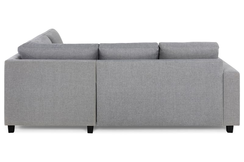 Crazy 3-personers Højrevendt L-formet Chaiselongsofa i Stof - Grå - Møbler - Sofaer - Sofa med chaiselong