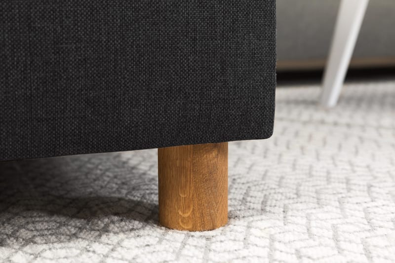 Crazy 3-personers Højrevendt L-formet Chaiselongsofa i Stof - Antracit - Møbler - Sofaer - Sofa med chaiselong - 3 personers sofa med chaiselong