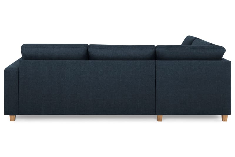 Crazy 3-personers Venstrevendt L-formet Chaiselongsofa i Stof - Blå - Møbler - Sofaer - Sofa med chaiselong
