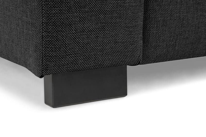 Crazy 3-personers Højrevendt L-formet Chaiselongsofa i Stof - Mørkegrå - Møbler - Sofaer - Sofa med chaiselong - 2-personer sofa med chaiselong