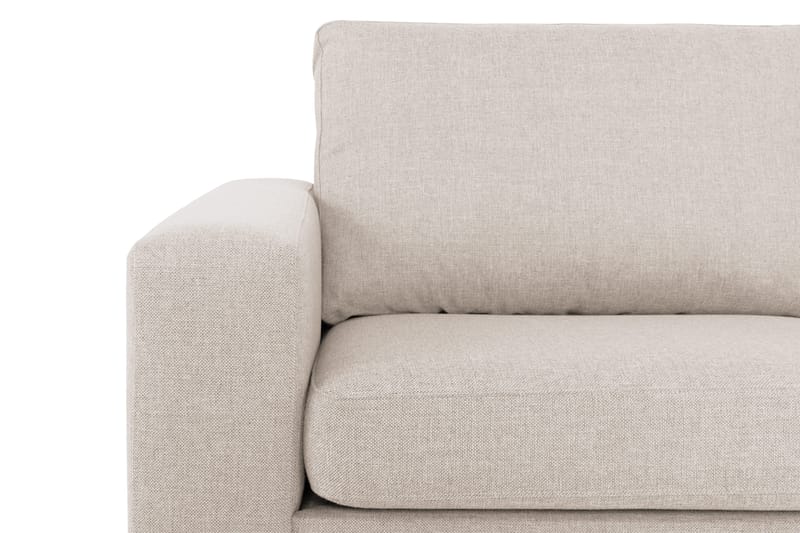 Crazy 4-personers Højrevendt L-formet Chaiselongsofa i Stof - Beige - Møbler - Sofaer - Sofa med chaiselong - 3 personers sofa med chaiselong