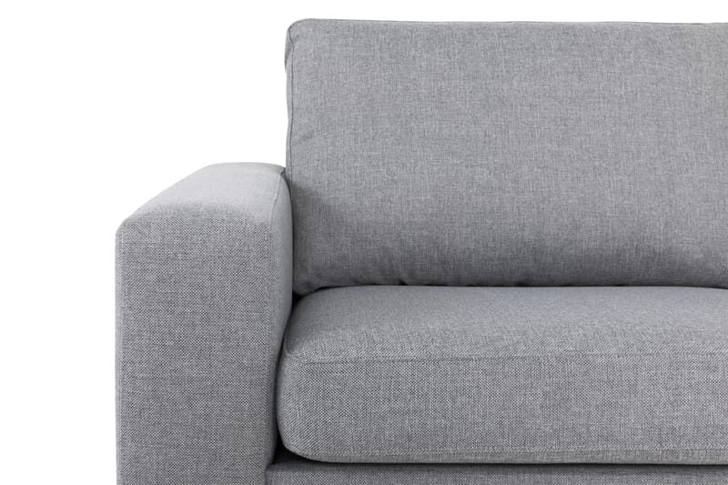 Crazy 4-personers Højrevendt L-formet Chaiselongsofa i Stof - Grå - Møbler - Sofaer - Sofa med chaiselong - 3 personers sofa med chaiselong