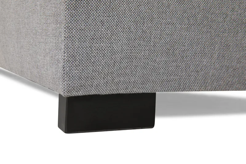 Crazy 4-personers Højrevendt L-formet Chaiselongsofa i Stof inkl. Kuvertpuder - Grå - Møbler - Sofaer - Sofa med chaiselong