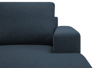 Crazy 4-personers Vendbar L-formet Chaiselongsofa i Stof - Mørkeblå - Møbler - Sofaer - Sofa med chaiselong
