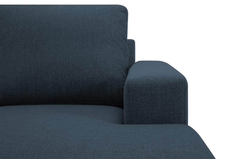 Crazy 4-personers Vendbar L-formet Chaiselongsofa i Stof - Mørkeblå - Møbler - Sofaer - Sofa med chaiselong