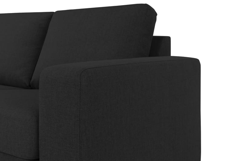 Crazy 4-personers Venstrevendt L-formet Chaiselongsofa i Stof - Antracit - Møbler - Sofaer - Sofa med chaiselong - 3 personers sofa med chaiselong