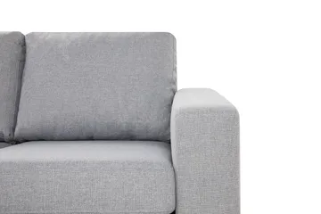 Crazy 4-personers Vendbar L-formet Chaiselongsofa i Stof - Grå - Møbler - Sofaer - Sofa med chaiselong