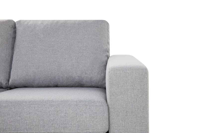 Crazy 4-personers Vendbar L-formet Chaiselongsofa i Stof - Grå - Møbler - Sofaer - Sofa med chaiselong - 4 personers sofa med chaiselong