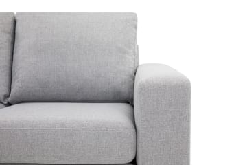 Crazy 4-personers Venstrevendt L-formet Chaiselongsofa i Stof - Grå - Møbler - Sofaer - Sofa med chaiselong