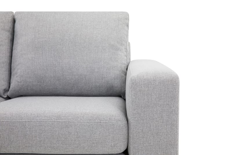 Crazy 4-personers Venstrevendt L-formet Chaiselongsofa i Stof - Grå - Møbler - Sofaer - Sofa med chaiselong