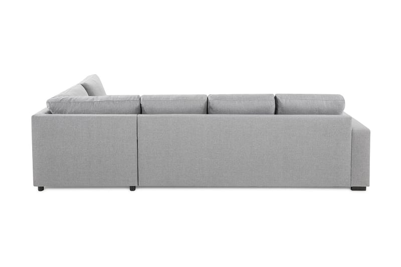 Crazy 4-personers Højrevendt L-formet Chaiselongsofa i Stof - Grå - Møbler - Sofaer - Sofa med chaiselong