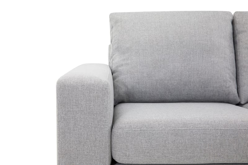 Crazy 4-personers Højrevendt L-formet Chaiselongsofa i Stof - Grå - Møbler - Sofaer - Sofa med chaiselong