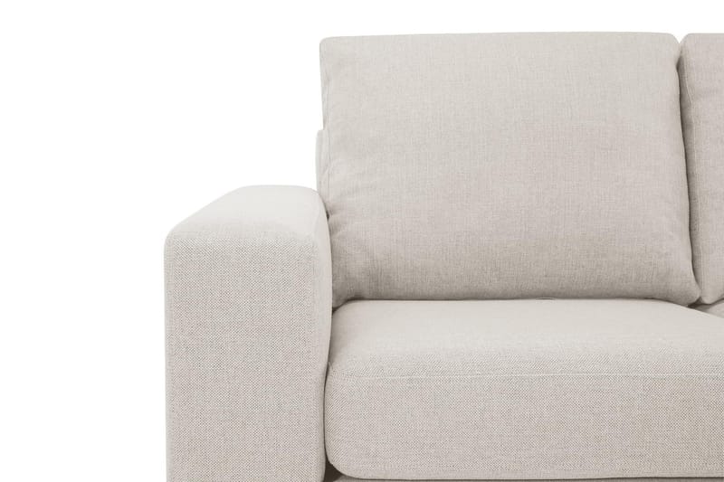 Crazy 4-personers Højrevendt L-formet Chaiselongsofa i Stof - Beige - Møbler - Sofaer - Sofa med chaiselong