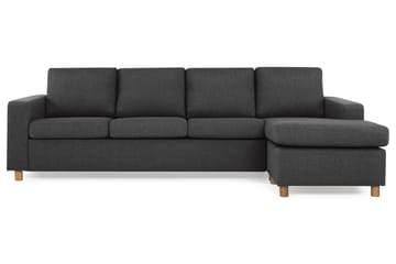 Crazy 4-personers Vendbar L-formet Chaiselongsofa i Stof