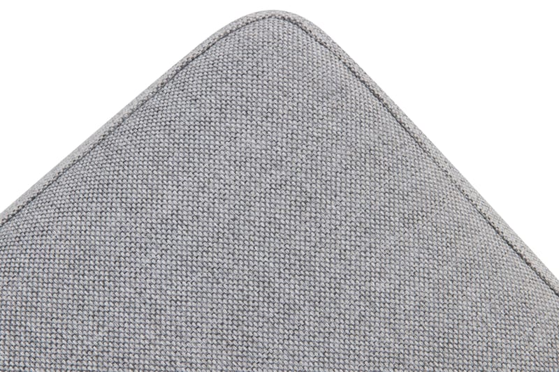 Crazy 4-personers Højrevendt L-formet Chaiselongsofa i Stof inkl. Kuvertpuder - Grå - Møbler - Sofaer - Sofa med chaiselong