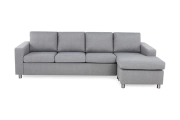 Crazy 4-personers Vendbar L-formet Chaiselongsofa i Stof