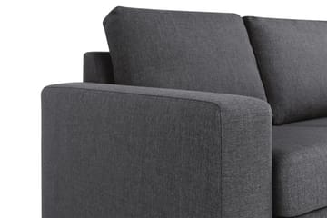 Crazy 4-personers Vendbar L-formet Chaiselongsofa i Stof - Mørkegrå - Møbler - Sofaer - Sofa med chaiselong