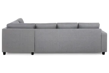 Crazy 4-personers Højrevendt L-formet Chaiselongsofa i Stof - Grå - Møbler - Sofaer - Sofa med chaiselong