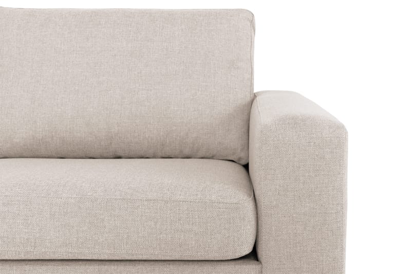 Crazy 4-personers Venstrevendt L-formet Chaiselongsofa i Stof - Beige - Møbler - Sofaer - Sofa med chaiselong - 3 personers sofa med chaiselong