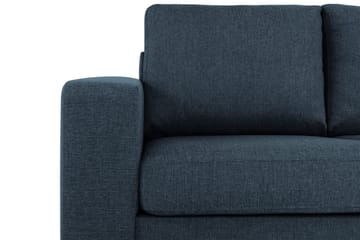 Crazy 4-personers Vendbar L-formet Chaiselongsofa i Stof - Mørkeblå - Møbler - Sofaer - Sofa med chaiselong