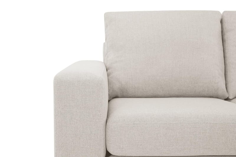 Crazy 4-personers Højrevendt L-formet Chaiselongsofa i Stof - Beige - Møbler - Sofaer - Sofa med chaiselong - 3 personers sofa med chaiselong