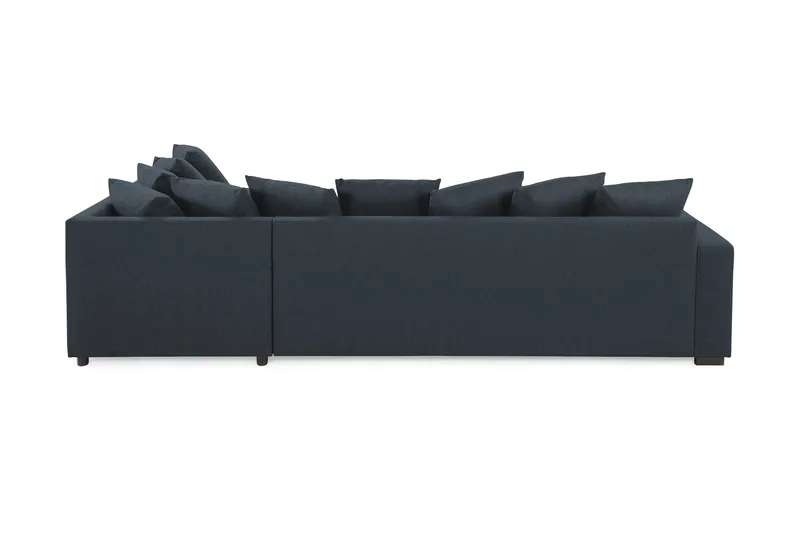 Crazy 4-personers Højrevendt L-formet Chaiselongsofa i Stof inkl. Kuvertpuder - Blå - Møbler - Sofaer - Sofa med chaiselong
