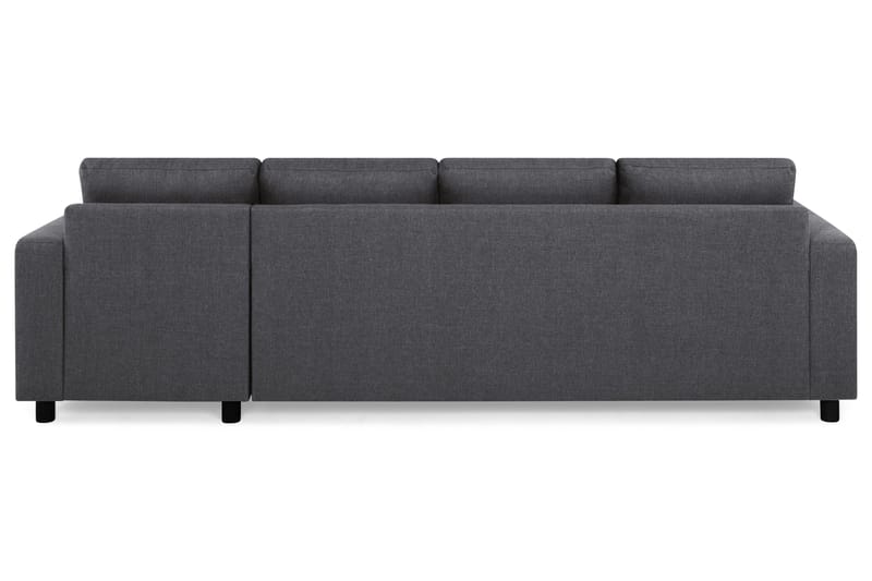 Crazy 4-personers Vendbar L-formet Chaiselongsofa i Stof - Mørkegrå - Møbler - Sofaer - Sofa med chaiselong - 4 personers sofa med chaiselong