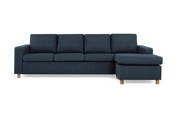 Crazy 4-personers Vendbar L-formet Chaiselongsofa i Stof