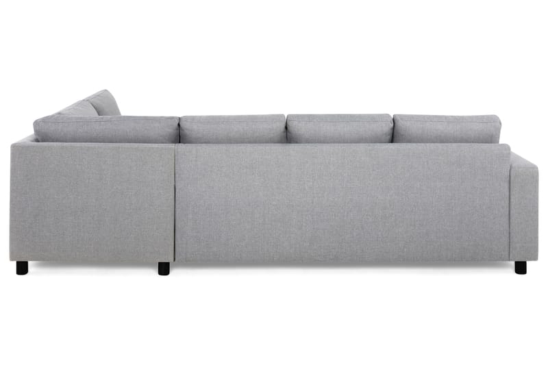 Crazy 4-personers Højrevendt L-formet Chaiselongsofa i Stof - Grå - Møbler - Sofaer - Sofa med chaiselong