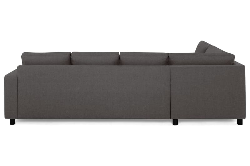 Crazy 4-personers Venstrevendt L-formet Chaiselongsofa i Stof - Mørkegrå - Møbler - Sofaer - Sofa med chaiselong