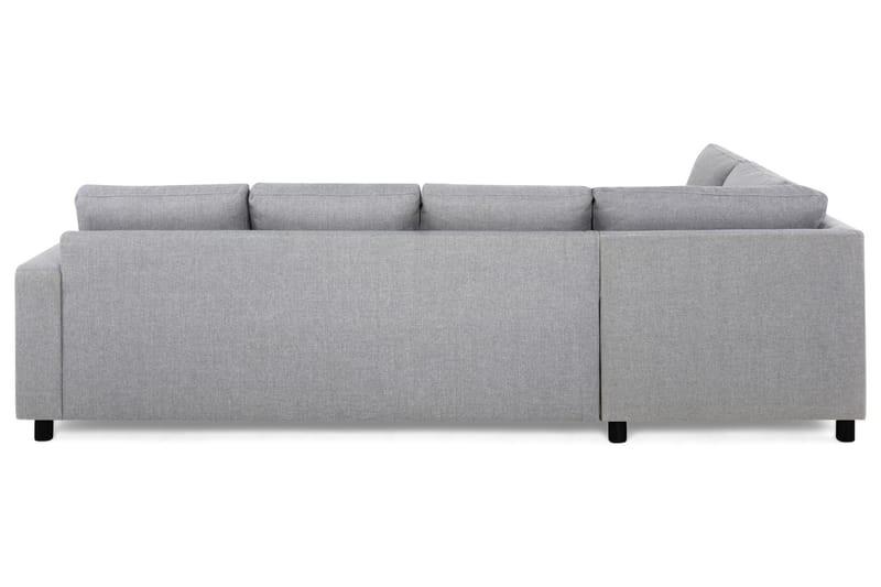 Crazy 4-personers Venstrevendt L-formet Chaiselongsofa i Stof - Grå - Møbler - Sofaer - Sofa med chaiselong