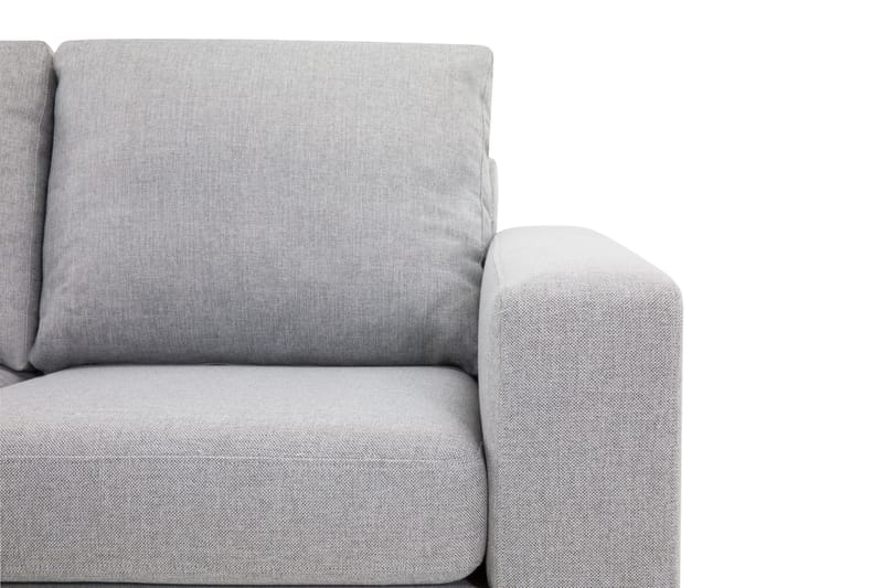 Crazy 4-personers Venstrevendt L-formet Chaiselongsofa i Stof - Grå - Møbler - Sofaer - Sofa med chaiselong
