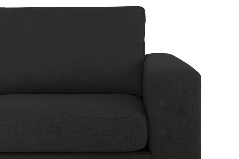 Crazy 4-personers Venstrevendt L-formet Chaiselongsofa i Stof - Antracit - Møbler - Sofaer - Sofa med chaiselong
