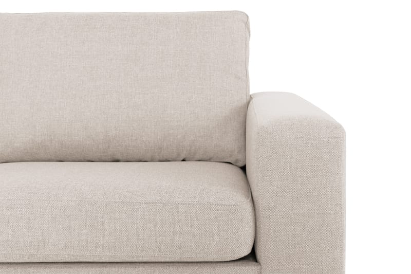 Crazy 4-personers Venstrevendt L-formet Chaiselongsofa i Stof - Beige - Møbler - Sofaer - Sofa med chaiselong