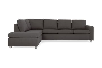 Crazy 4-personers Venstrevendt L-formet Chaiselongsofa i Stof