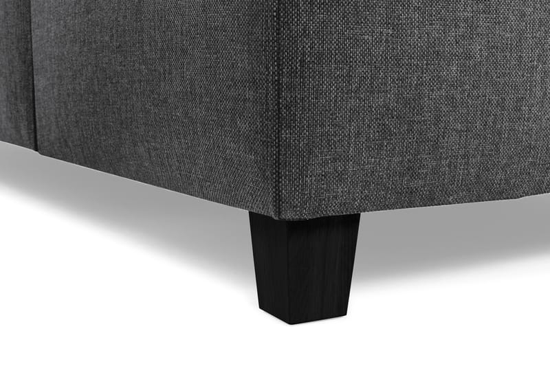 Crazy 4-personers Vendbar L-formet Chaiselongsofa i Stof - Antracit - Møbler - Sofaer - Sofa med chaiselong