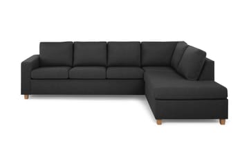 Crazy 4-personers Højrevendt L-formet Chaiselongsofa i Stof