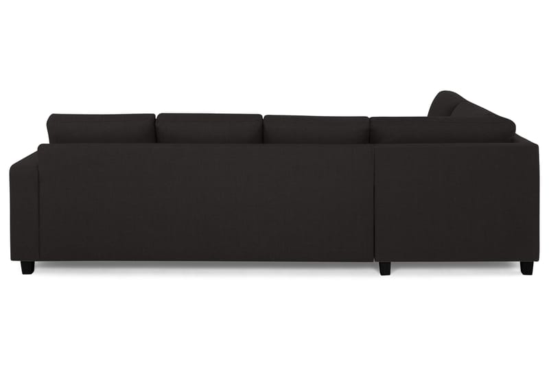 Crazy 4-personers Venstrevendt L-formet Chaiselongsofa i Stof - Antracit - Møbler - Sofaer - Sofa med chaiselong