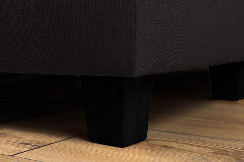Crazy 4-personers Venstrevendt L-formet Chaiselongsofa i Stof - Antracit - Møbler - Sofaer - Sofa med chaiselong