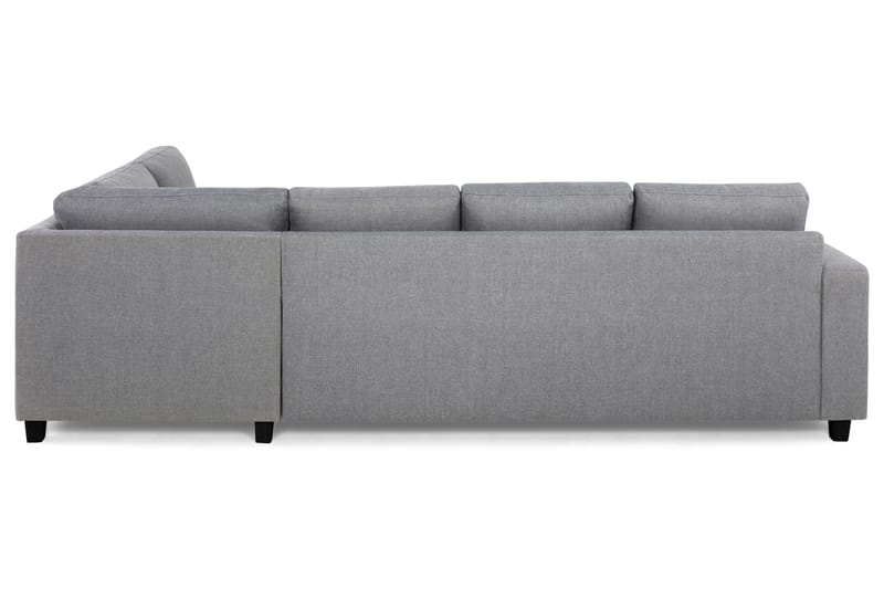 Crazy 4-personers Højrevendt L-formet Chaiselongsofa i Stof - Grå - Møbler - Sofaer - Sofa med chaiselong