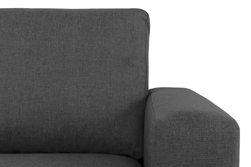 Crazy 4-personers Venstrevendt L-formet Chaiselongsofa i Stof - Mørkegrå - Møbler - Sofaer - Sofa med chaiselong