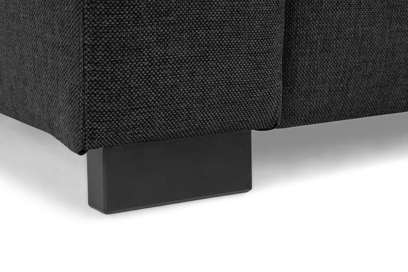 Crazy 4-personers Højrevendt L-formet Chaiselongsofa i Stof inkl. Kuvertpuder - Mørkegrå - Møbler - Sofaer - Sofa med chaiselong