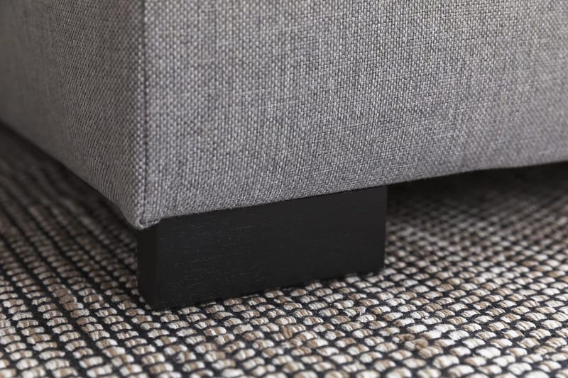 Crazy 4-personers Vendbar L-formet Chaiselongsofa i Stof - Grå - Møbler - Sofaer - Sofa med chaiselong - 4 personers sofa med chaiselong