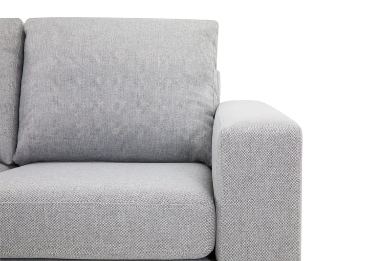 Crazy 4-personers Venstrevendt L-formet Chaiselongsofa i Stof - Grå - Møbler - Sofaer - Sofa med chaiselong - 3 personers sofa med chaiselong