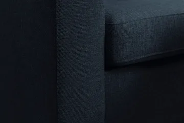 Crazy 4-personers Vendbar L-formet Chaiselongsofa i Stof - Mørkeblå - Møbler - Sofaer - Sofa med chaiselong