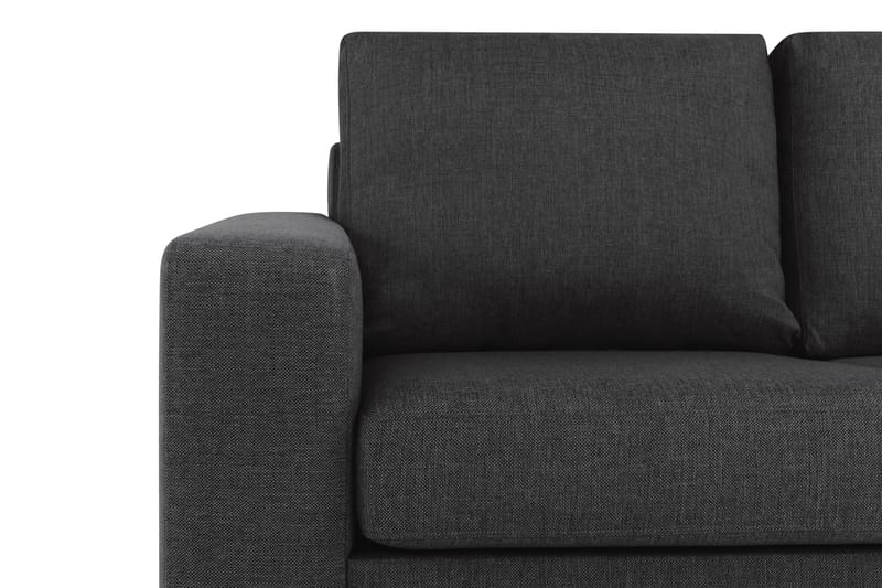 Crazy 4-personers Vendbar L-formet Chaiselongsofa i Stof - Antracit - Møbler - Sofaer - Sofa med chaiselong - 4 personers sofa med chaiselong